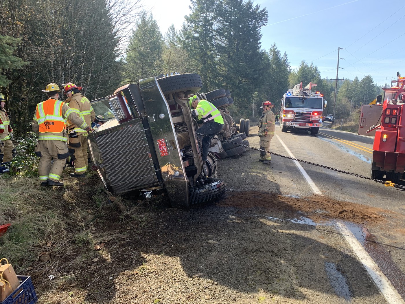 Multi-agency crash scene work with OSP
